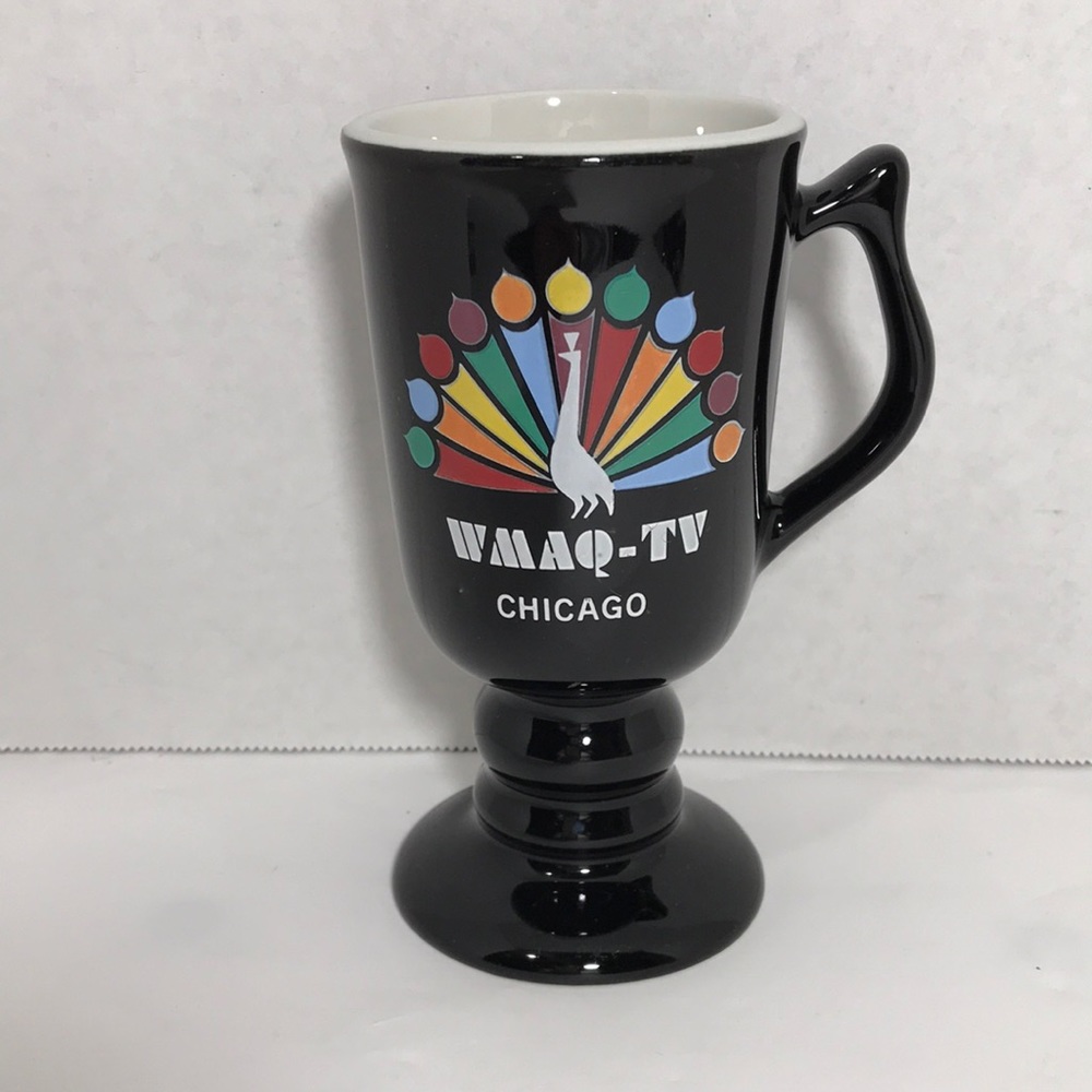Hall WMAQ Chicago VTG Irish Coffee Mug "Kups Show”